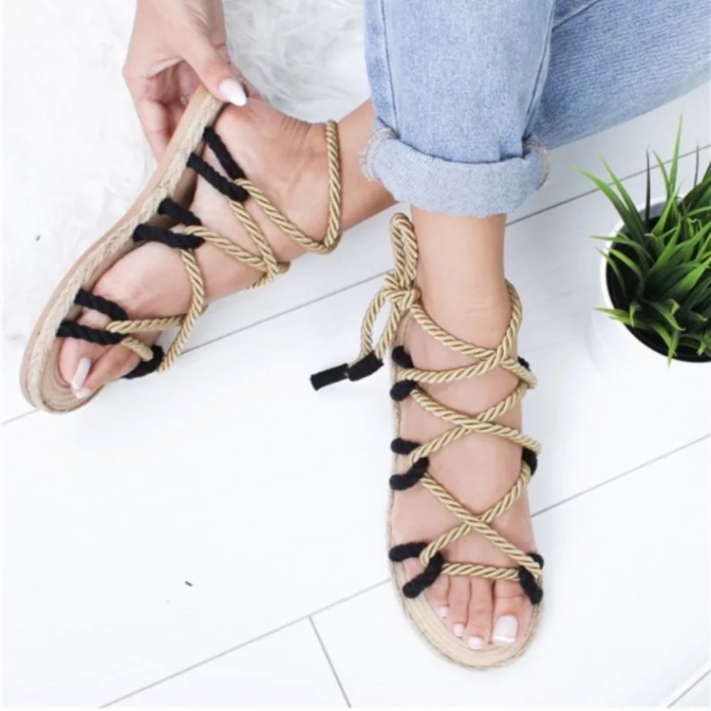 Hemp Rope Sandals - Picture 4 of 4